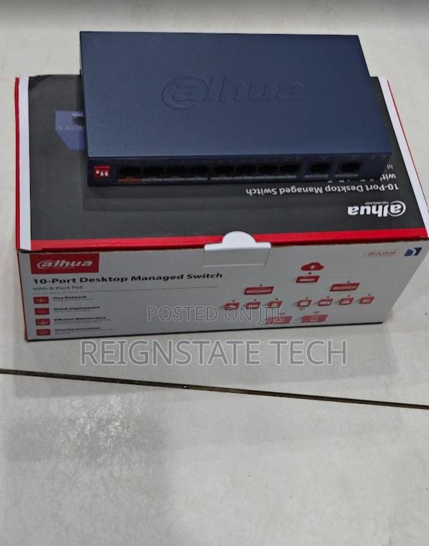 Dahua 10port Desktop Managed Poe Switch