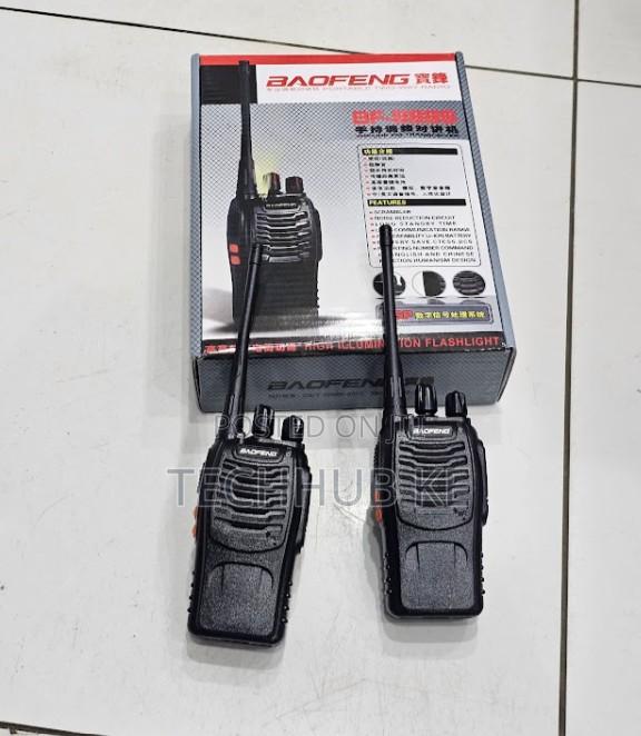 Portable Two-Way Radio Bf-888s | Rechargeable Walkie Talkies Pair