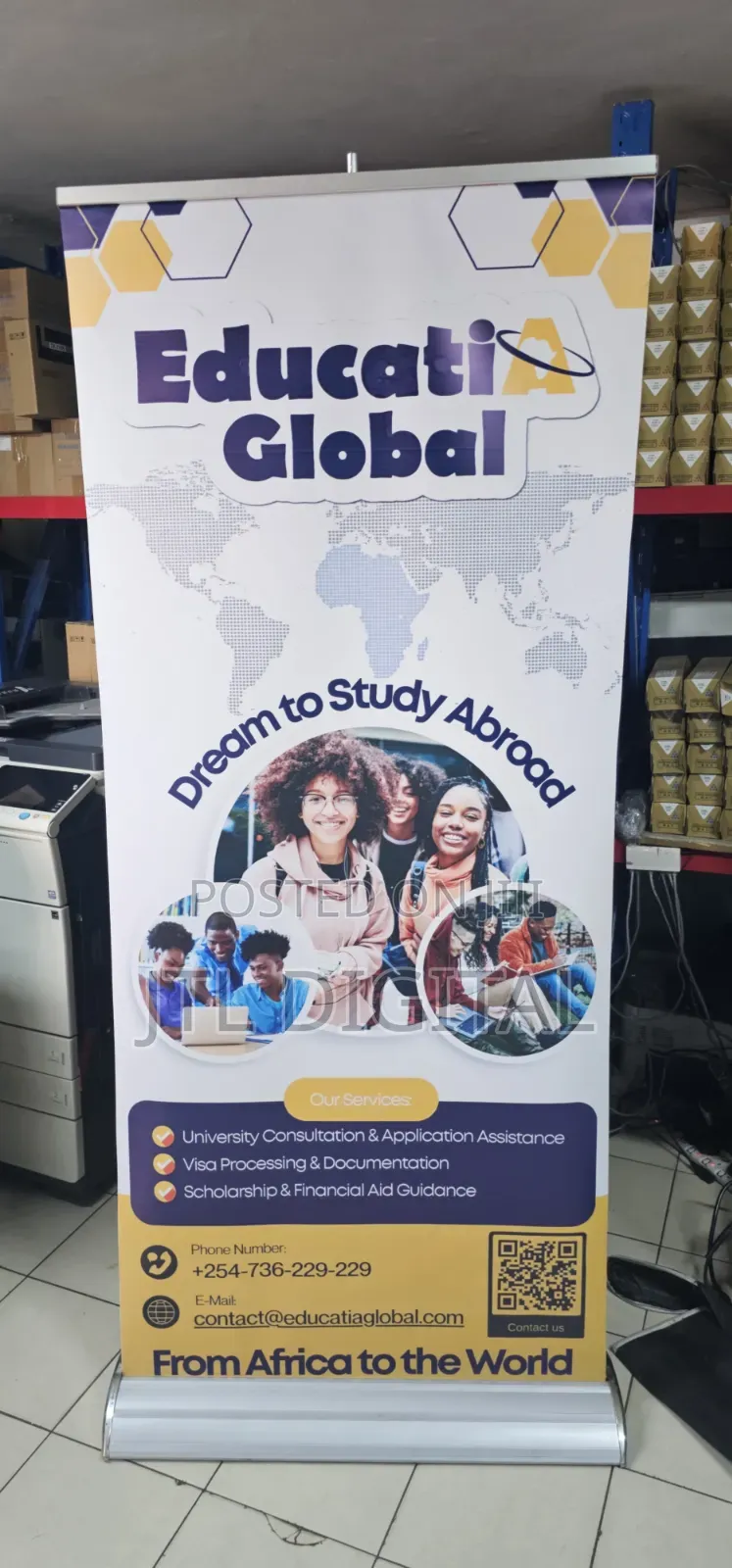 Corporate Roll-Up Display Banners