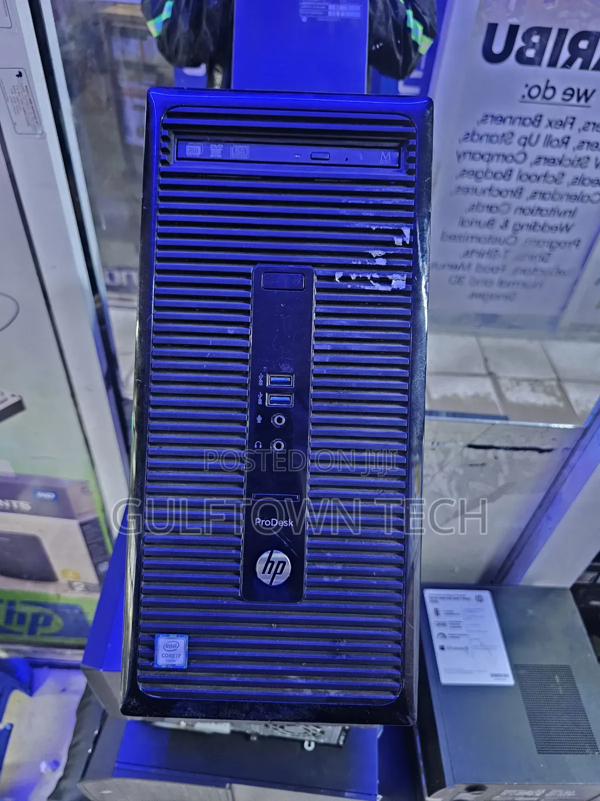 Desktop Computer HP ProOne 400 G3 8GB Intel Core i7 SSD 256GB