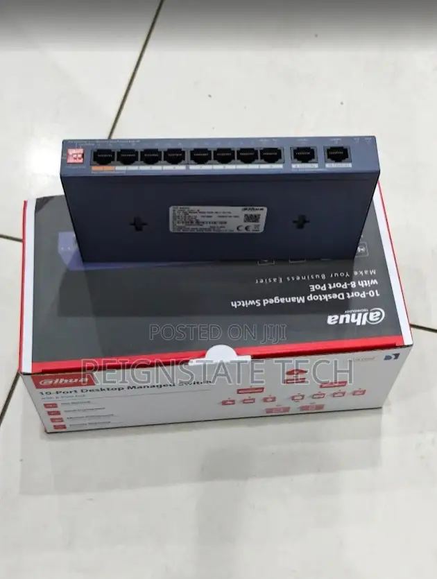 Dahua 10ports Managed Switch With 8poe Ports