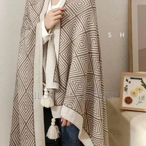 Bohemian Knitted Throw Blankets With Pendant/Tassels*