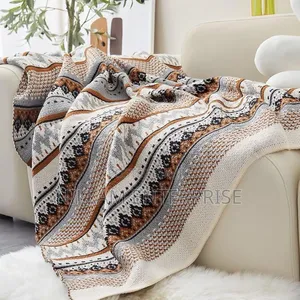 Bohemian Knitted Throw Blankets