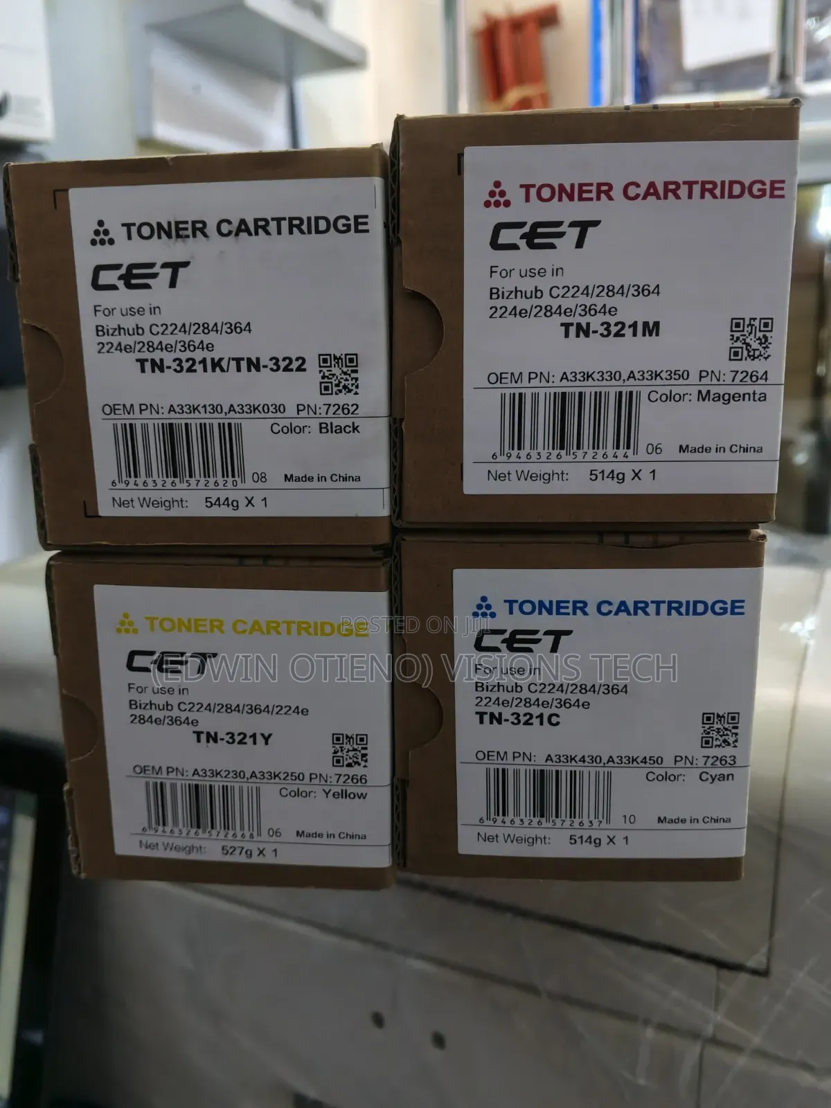 Cet Tn321 Toner for Bizhub C284e