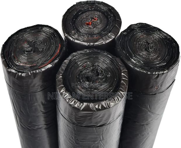 100pcs Extra Strong Trash Bags With A Drawstring - thumbnail 4