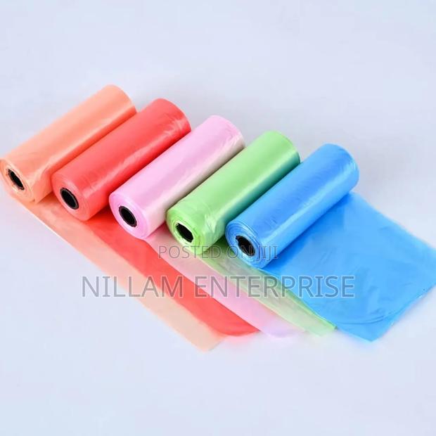 100pcs Extra Strong Mixed Colours Trash Bag - thumbnail 3