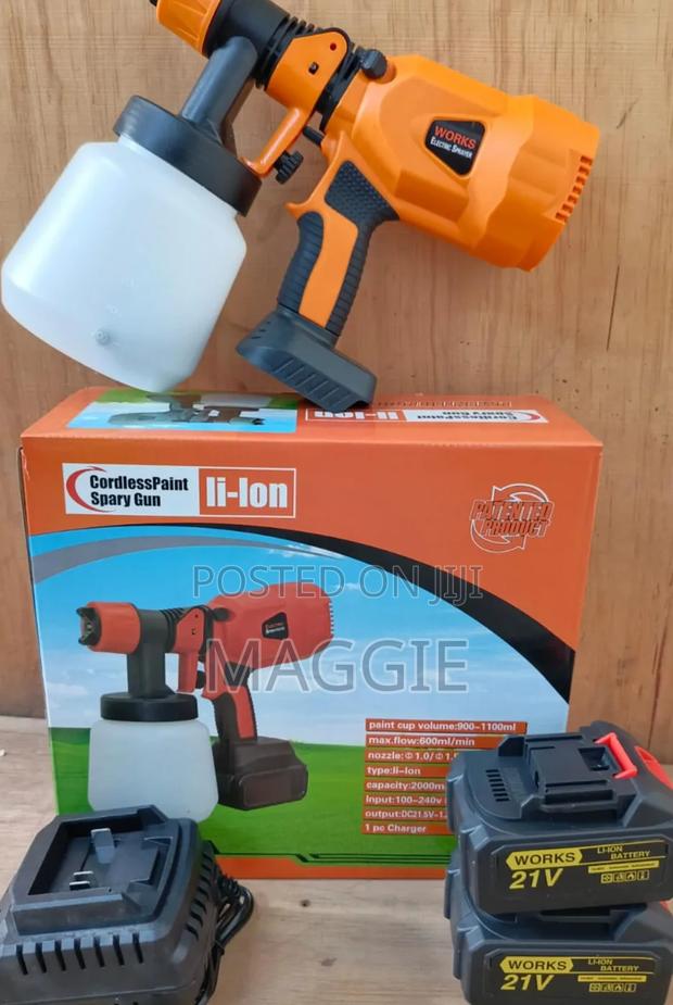 Cordless Paint Spray Gun Available - main view