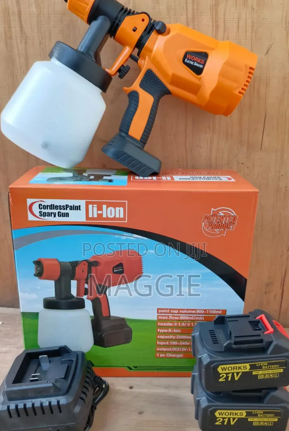 Cordless Paint Spray Gun Available