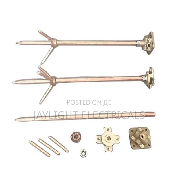 Pure Copper Lightning Rod Lightning Arrester 2ft