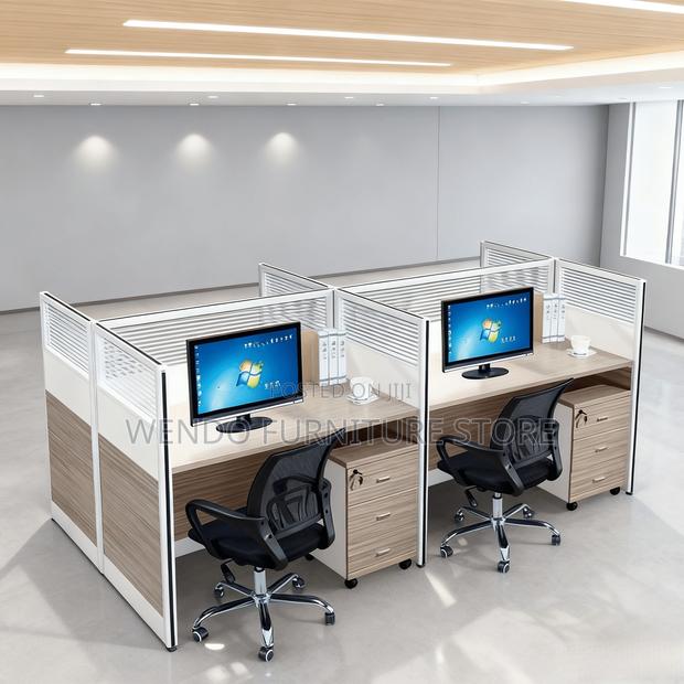 Office Workstation; Four Persons User Workstation - thumbnail 4