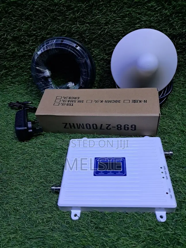 2g 3g 4g Network Amplifier System With Outdoor Antenna