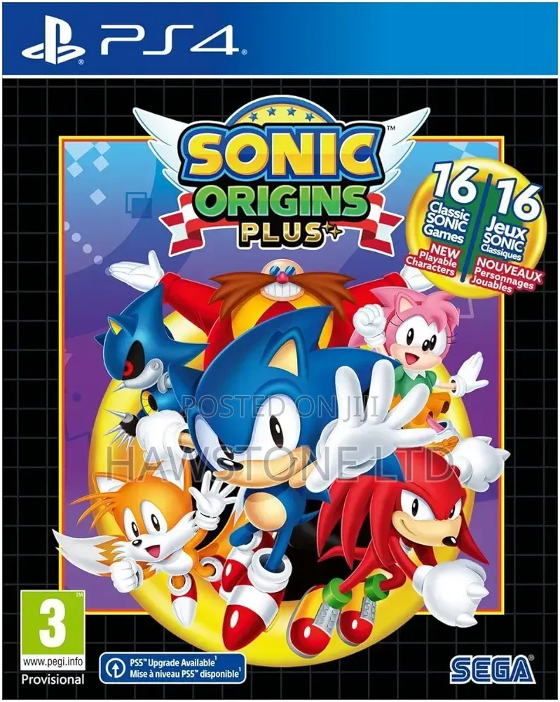 Ps4 Sonic Origins Plus
