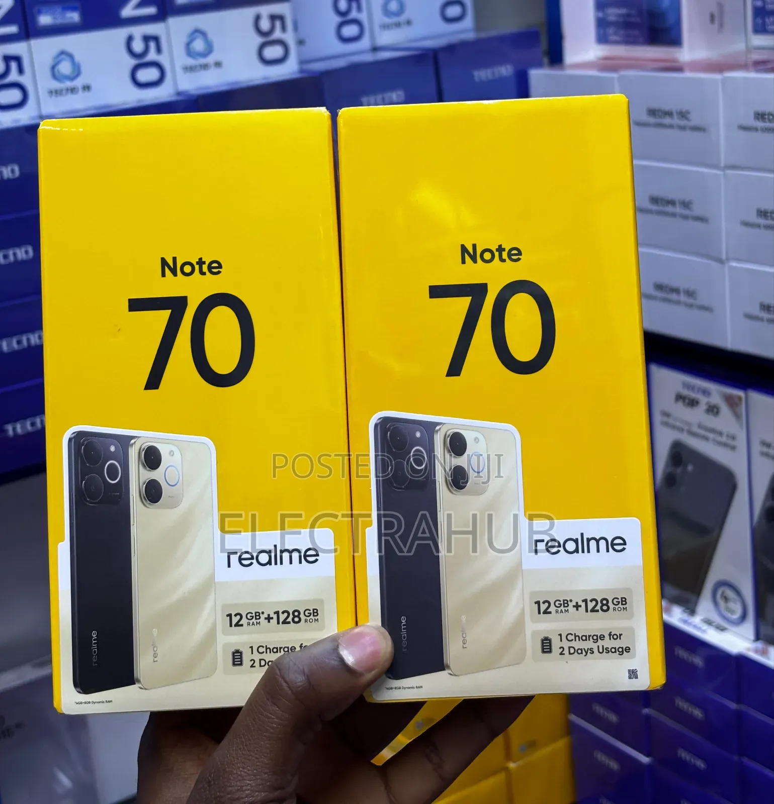 New Realme Note 70T 128 GB Black