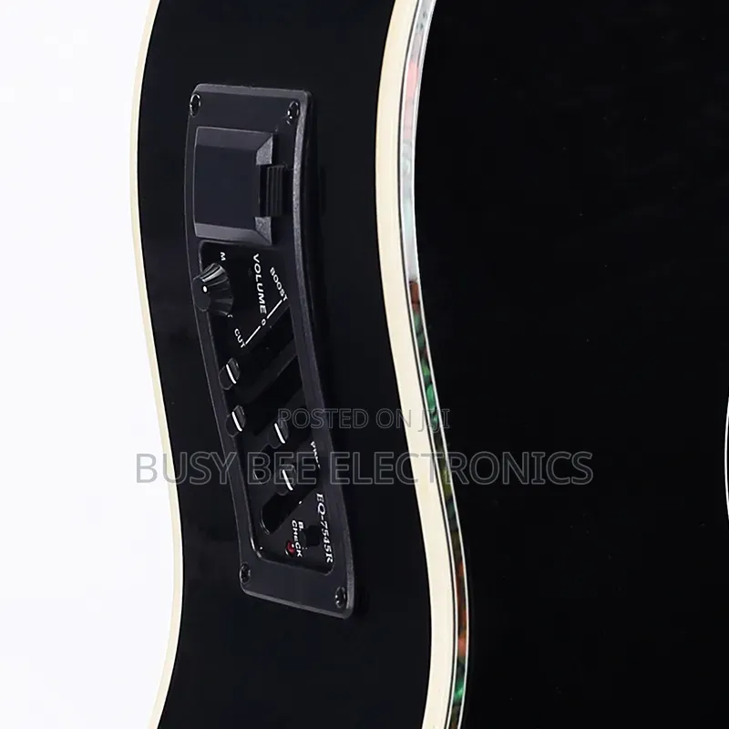 41-Inch Folk Electric Eq Acoustic Guitar