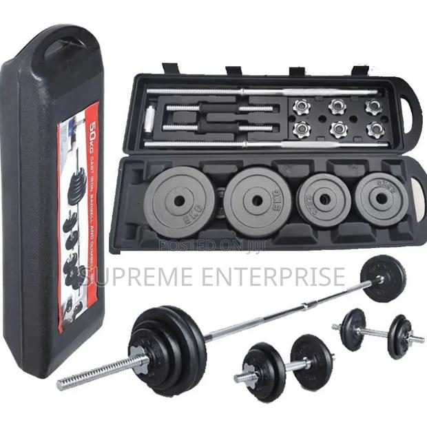 *York (50 Kg) Dumbbell Set* 50 Kg Dumbbell Set for Exercise