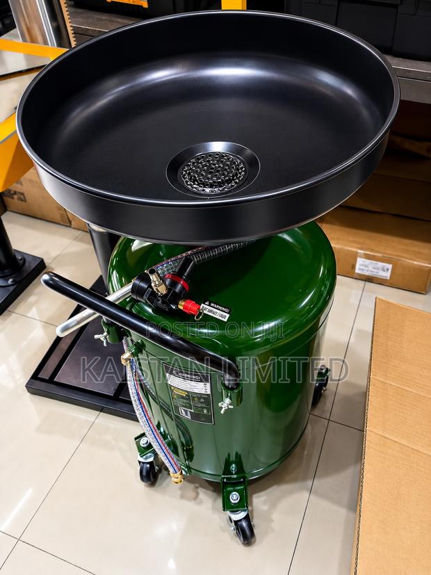 18 Gallon Portable Waste Oil Drain Tank 70l Garage Oil Collector