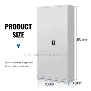 2-Steel Swing Door Office Cabinet.