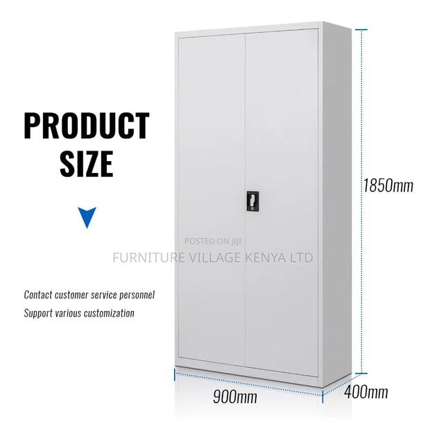 2-Steel Swing Door Office Cabinet. - thumbnail 2