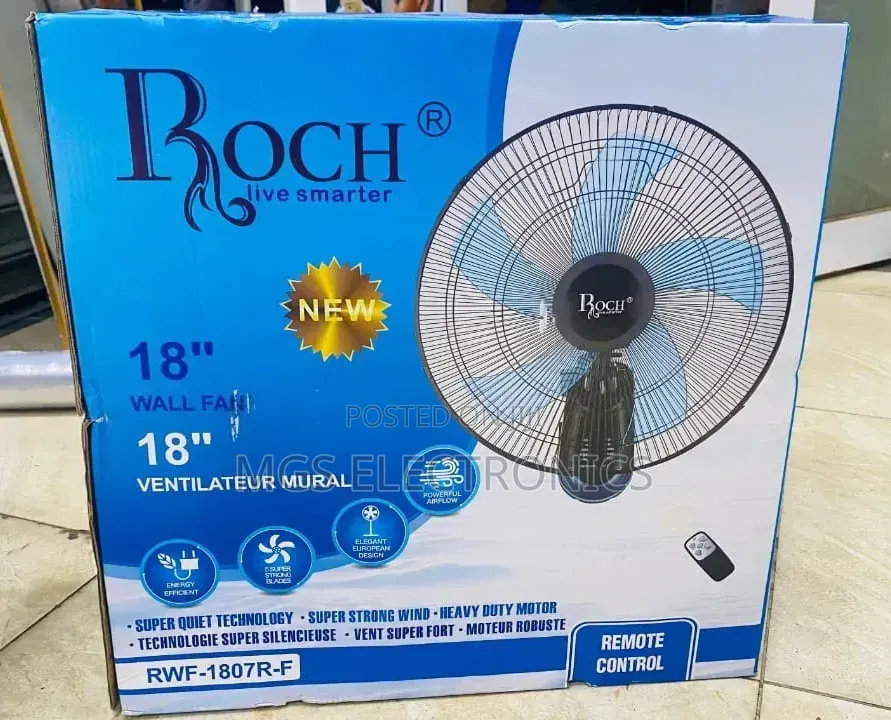 Roch 18’ Wall Fan RWF-1807r-F at 3700