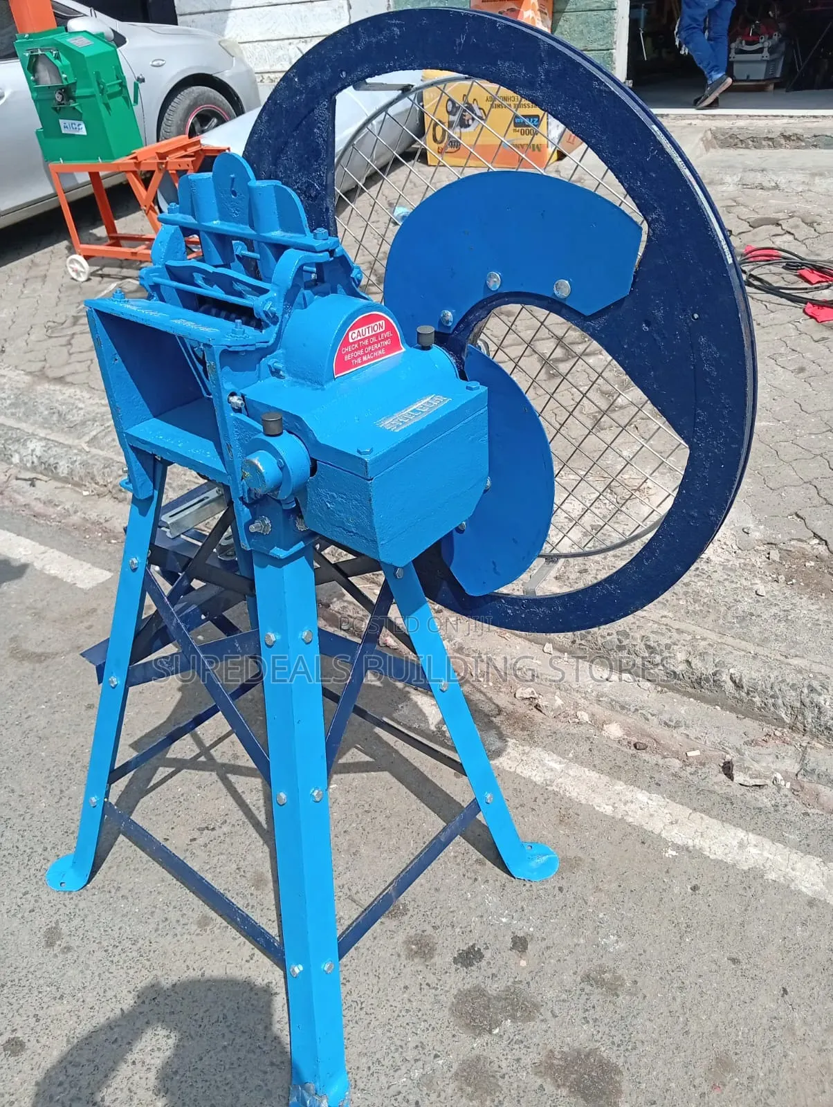 3 Blade Chaff Cutter With Gasoline Engine