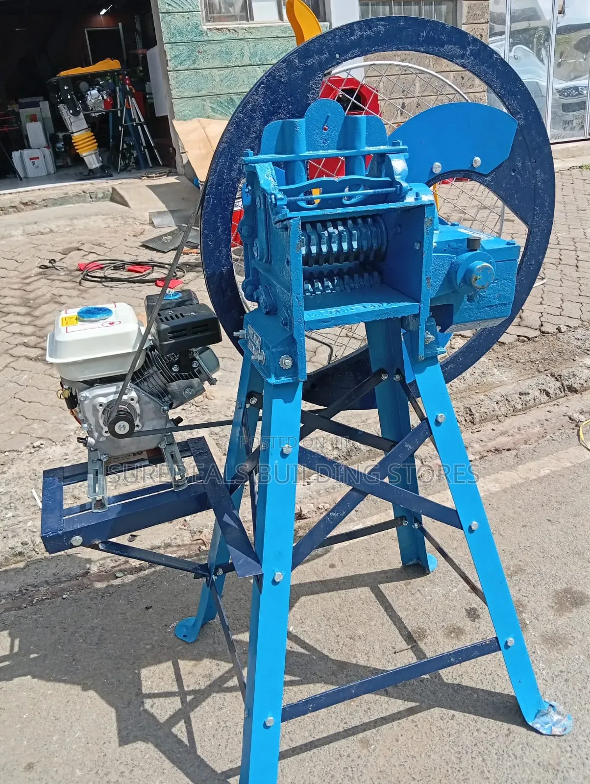 3 Blade Chaff Cutter With Gasoline Engine