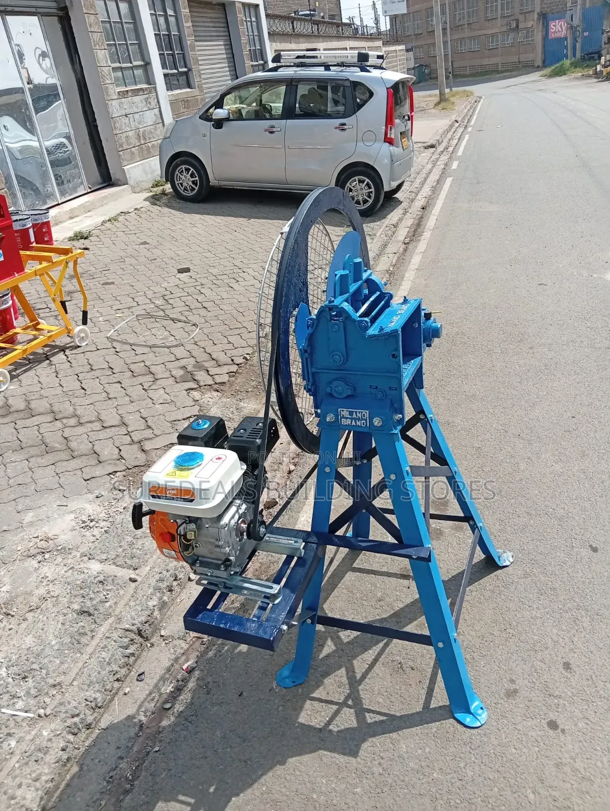 3 Blade Chaff Cutter With Gasoline Engine