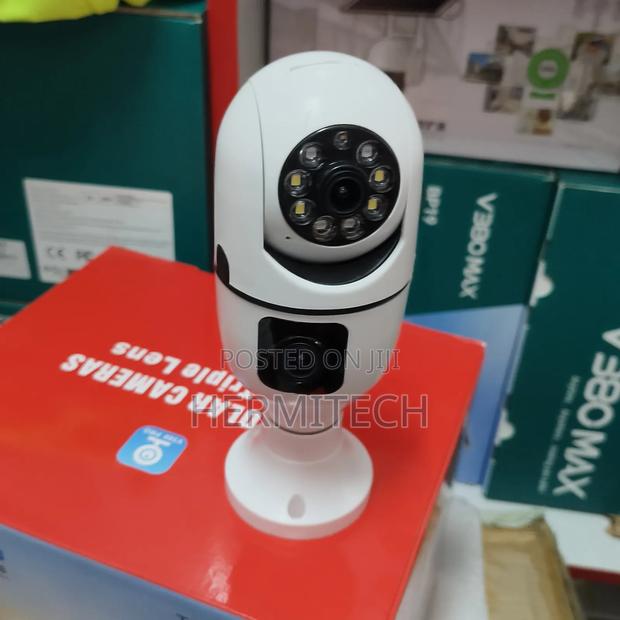 Dual Lenses Wireless Cameras Bulb Design 2 Lenses - thumbnail 2