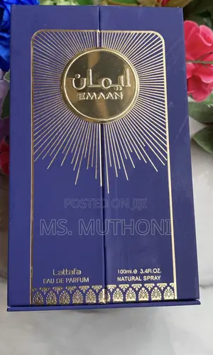 100ml Bottle of Lattafa Emaan Eau De Parfum,