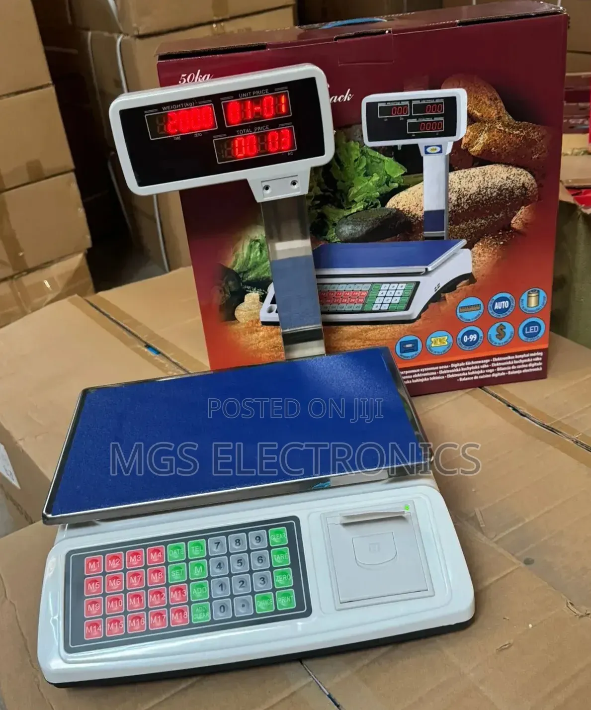 50kg Electric Weighing Scale With Receipt Printer