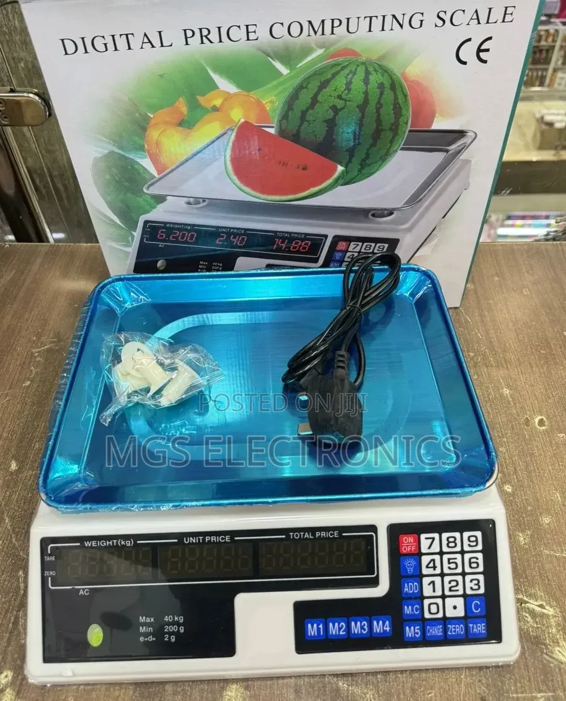 Armless Digital Scale 40kg