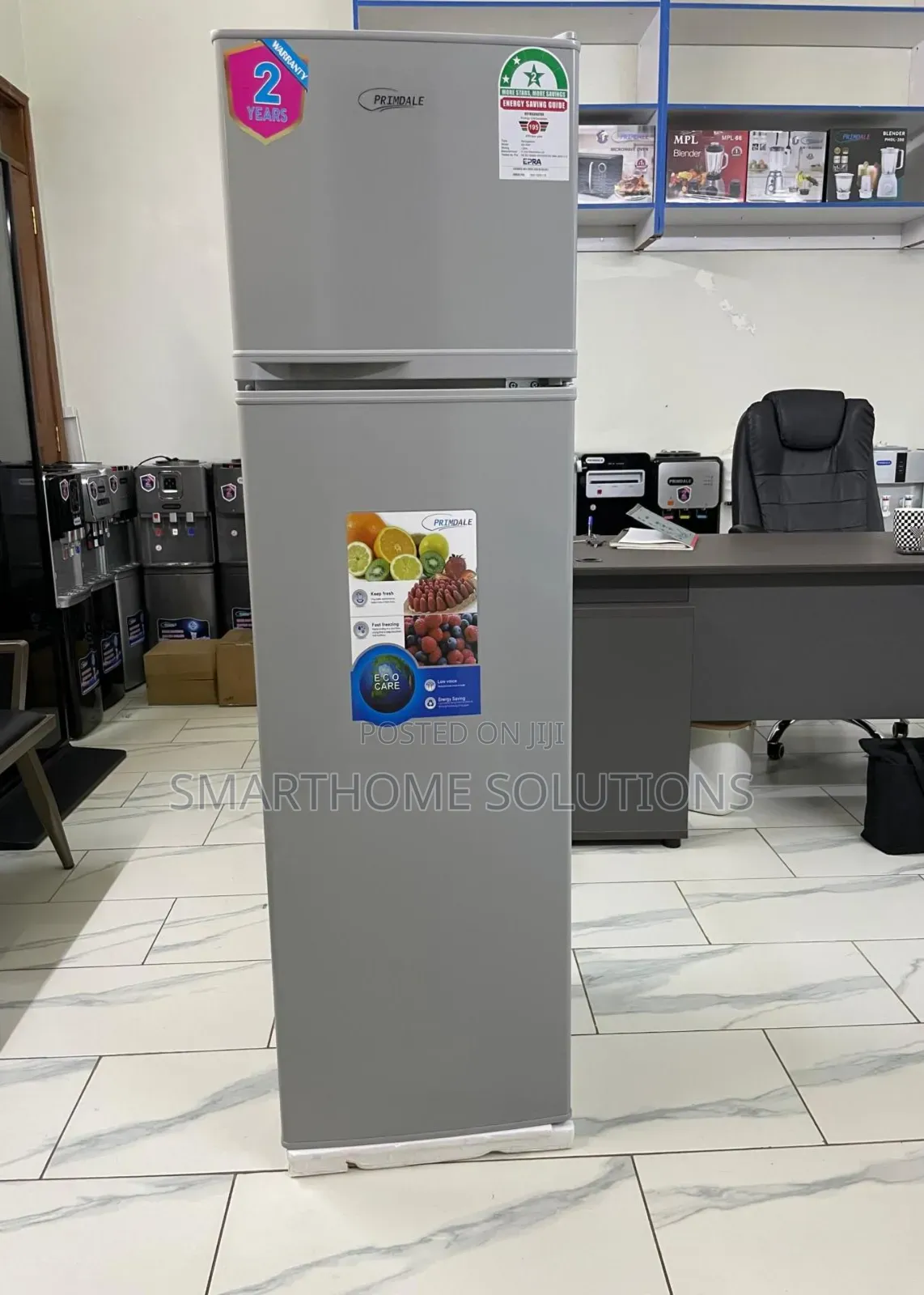 Primdale 168l Double Door Direct Cool Energy Saver Refrigerator