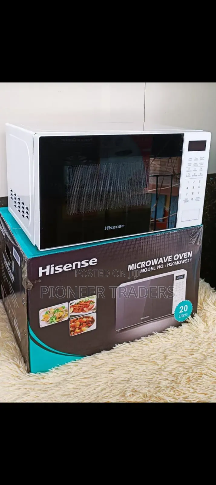 Hisense 20litres Digital Microwave (White)