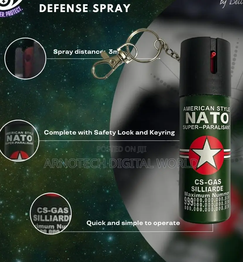 Portable Tactical Pepper Spray