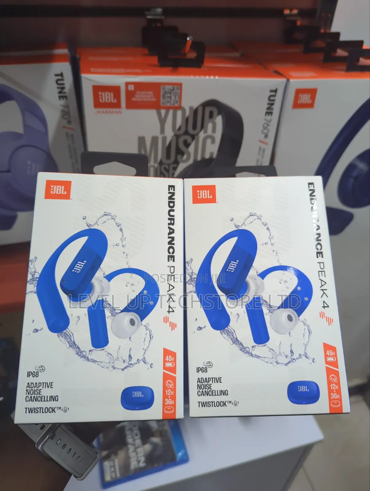 JBL Endurance Peak 4 Wireless Earbuds