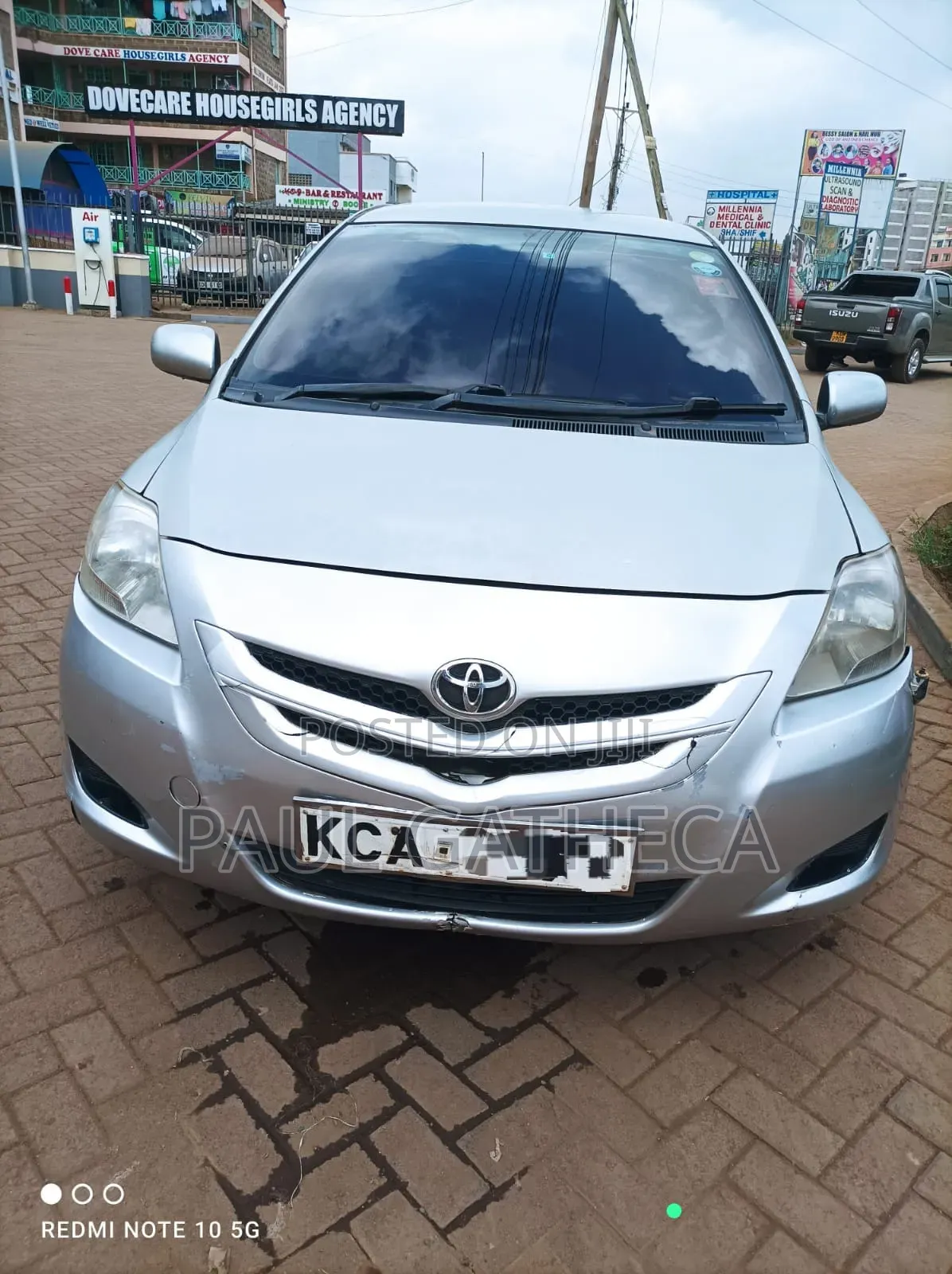 Toyota Belta 2008 Silver