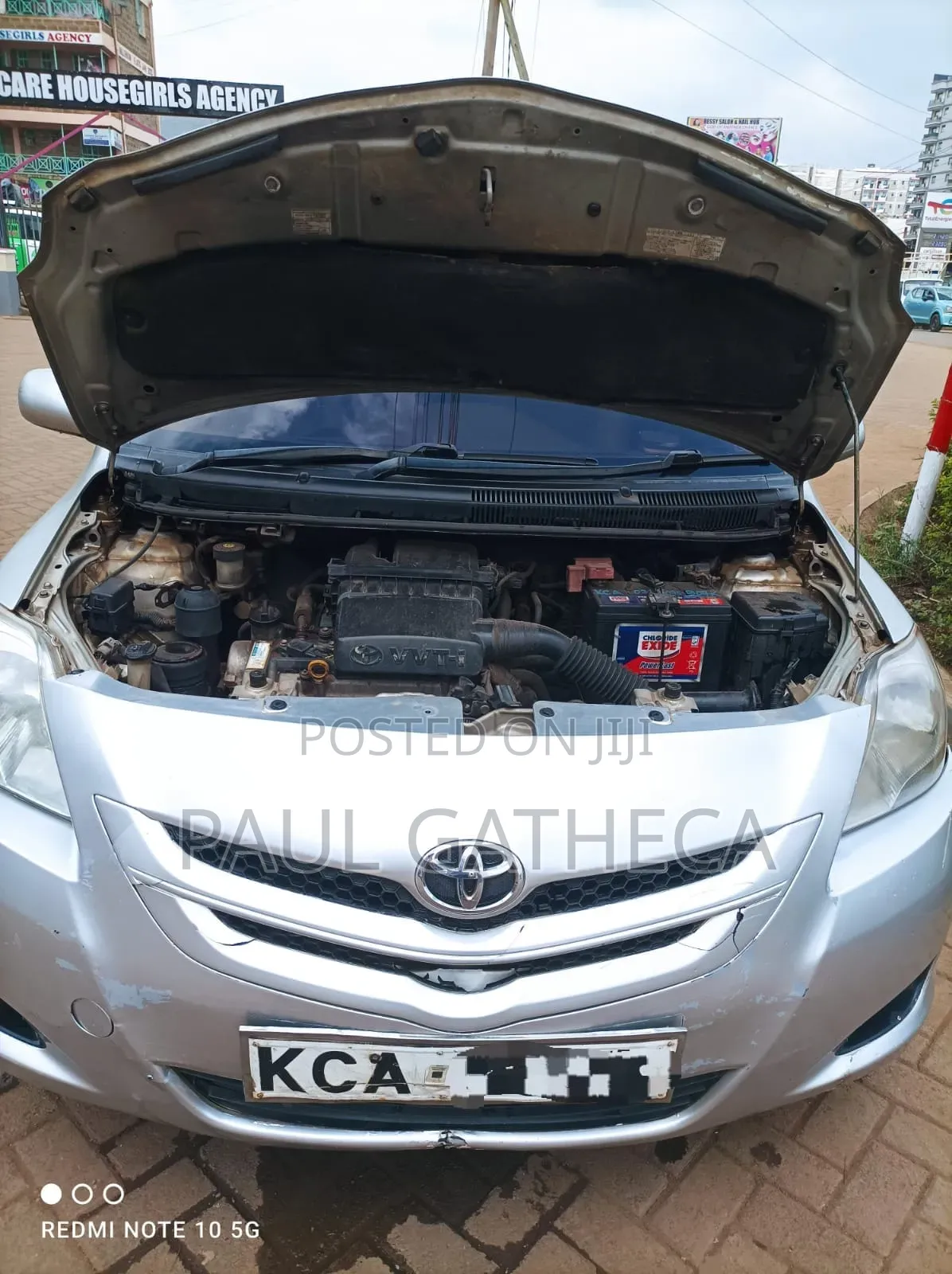 Toyota Belta 2008 Silver
