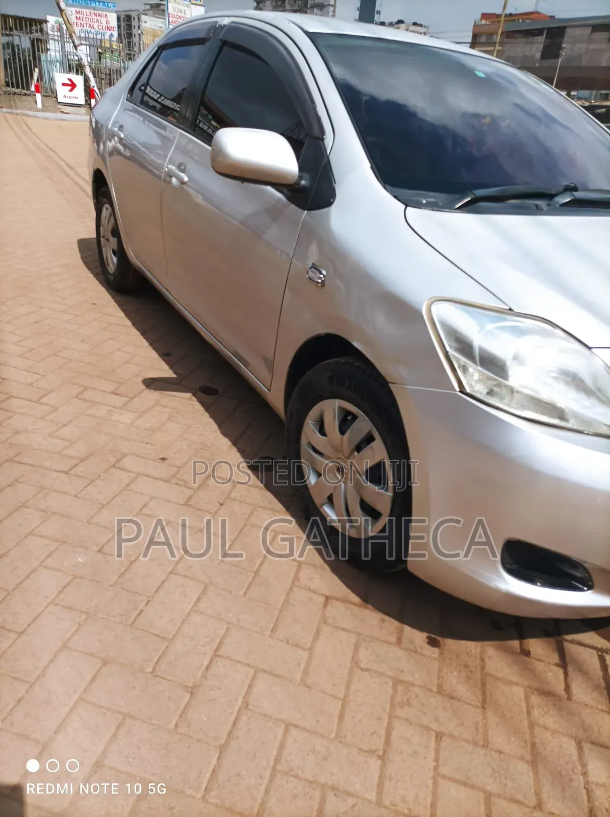 Toyota Belta 2008 Silver