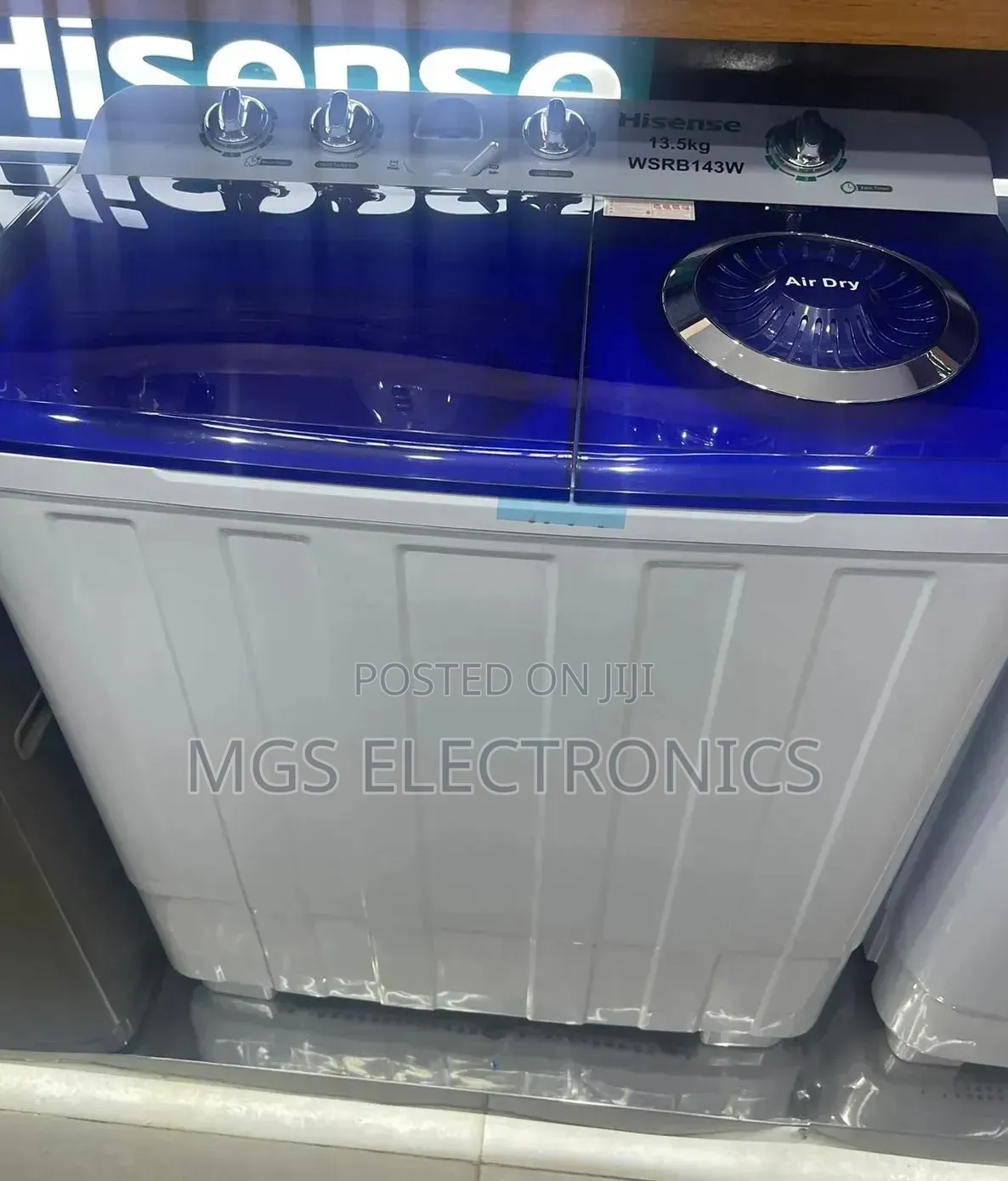 Hisense 13.5kg Twin Tub Semi Automatic Washing Machine
