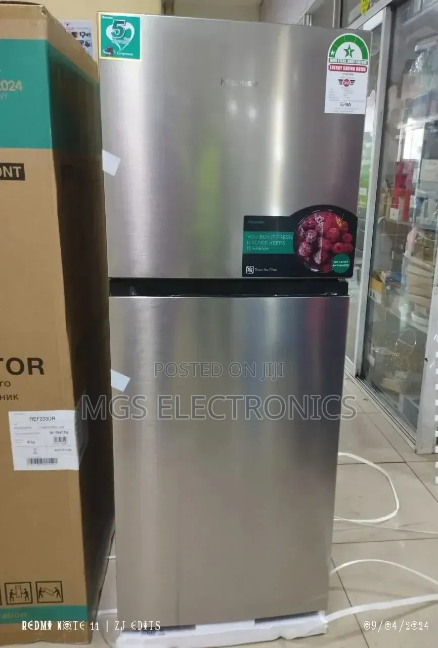 Hisense 205l Double Door Refrigerator (Ref205dr) at 35,000