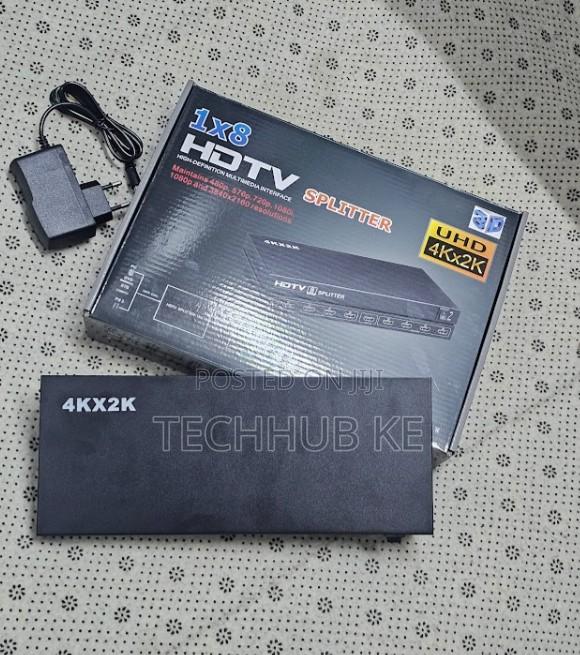 Hdmi Splitter 8 Port Uhd | Multi Screen Display Adapter