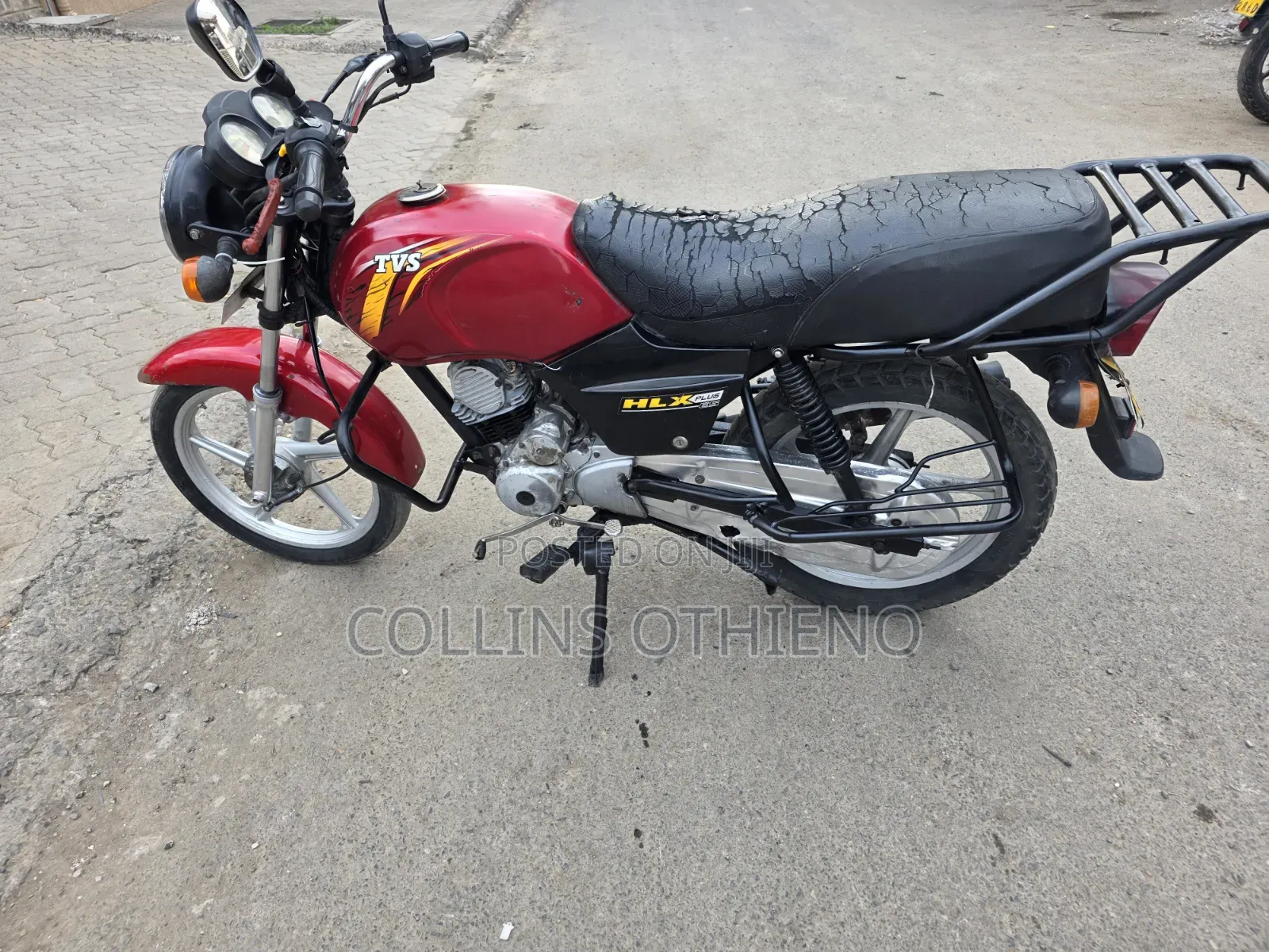 TVS XL 100 2024 Red