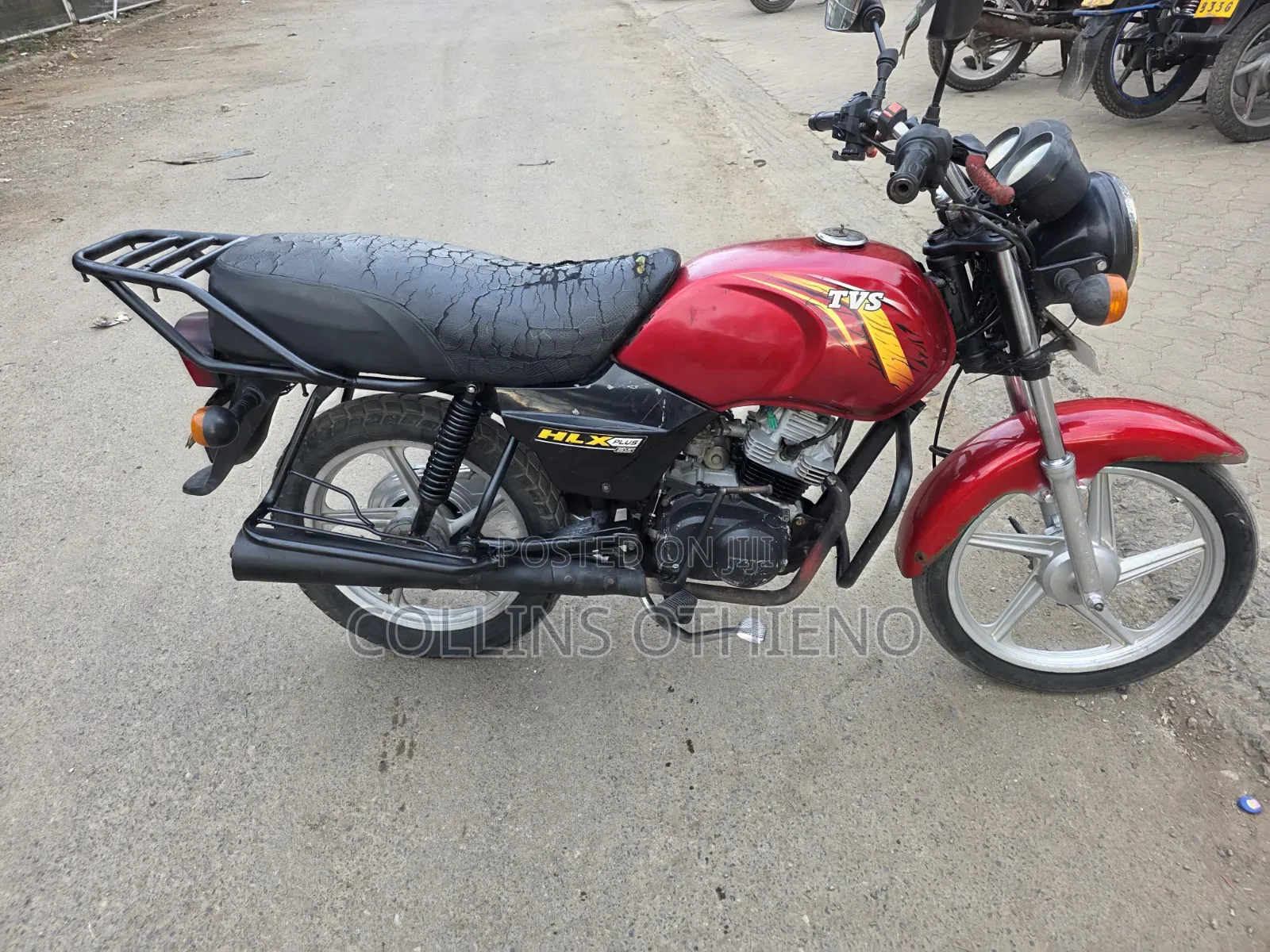 TVS XL 100 2024 Red
