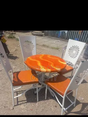 CNC Cut Hotel and Restaurant Seats Plus Table