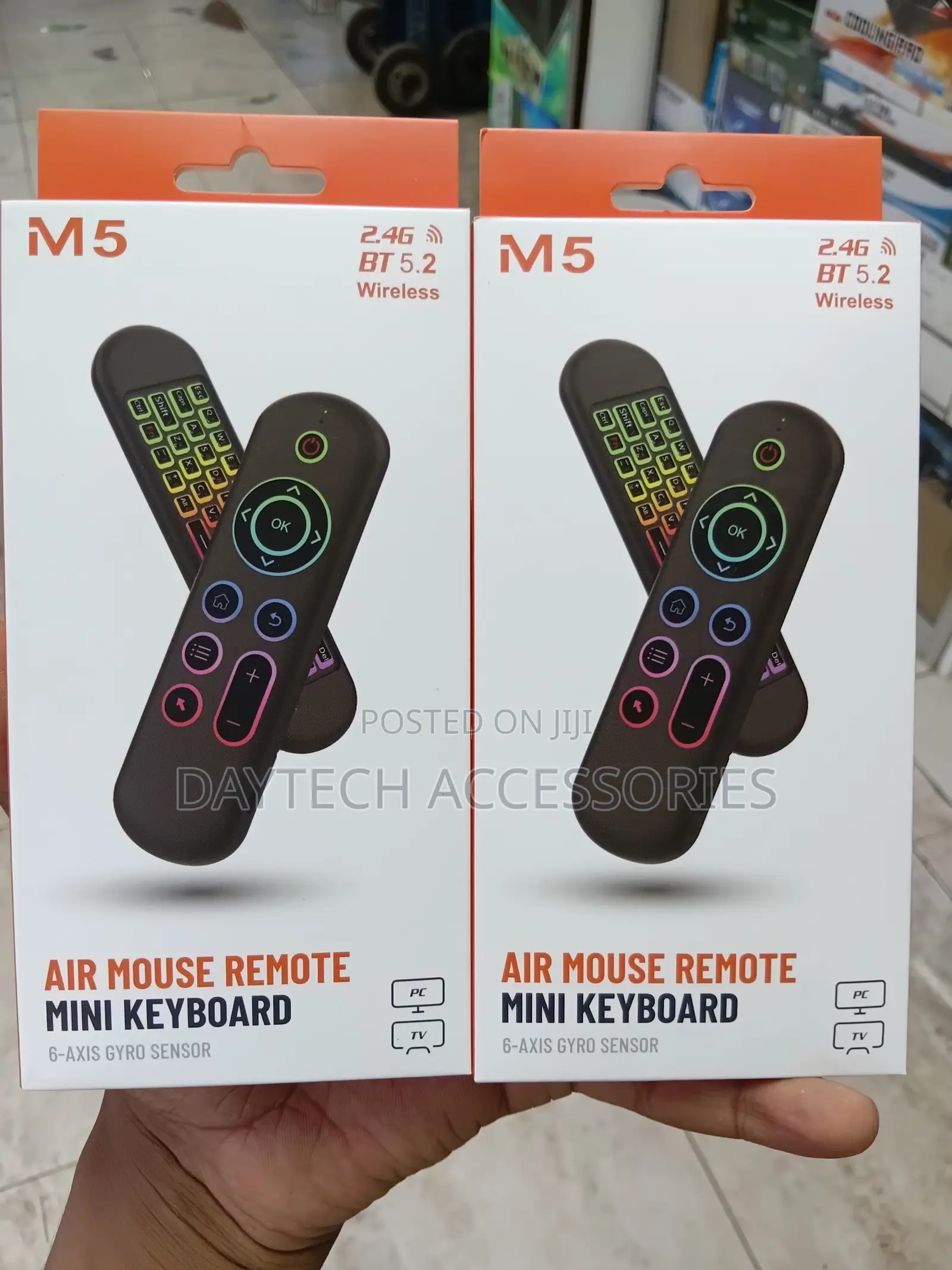 This Is an M5 Air Mouse Remote With a Mini Keyboard
