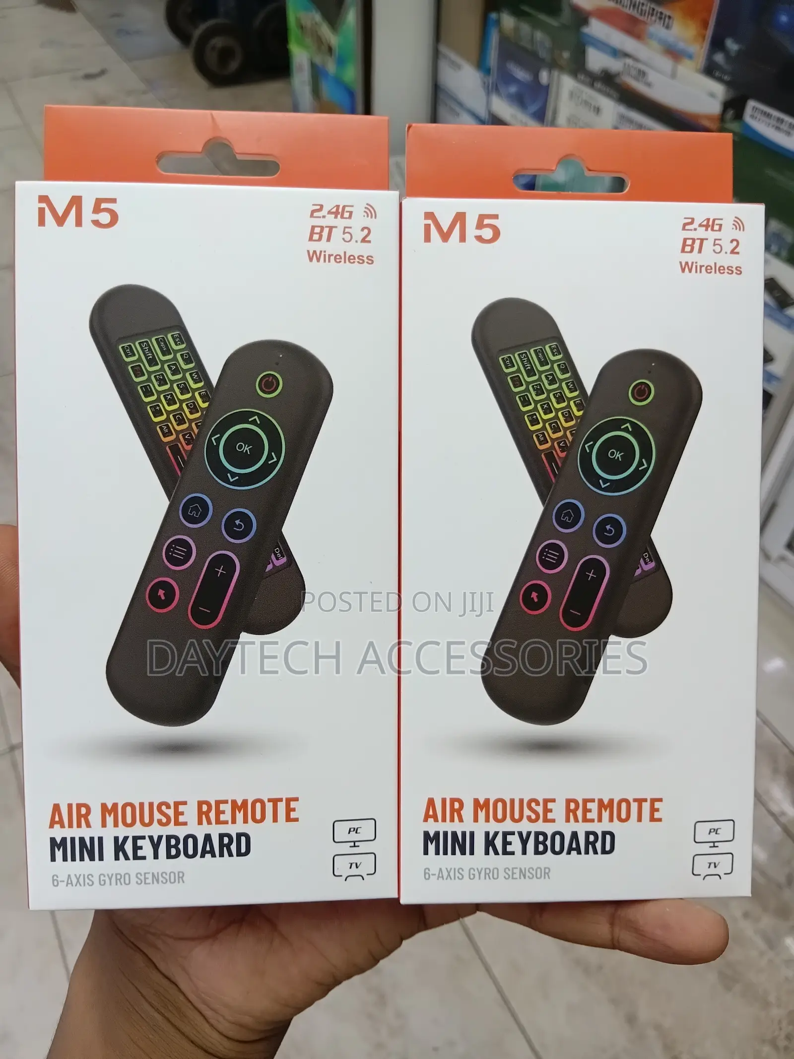 This Is an M5 Air Mouse Remote With a Mini Keyboard