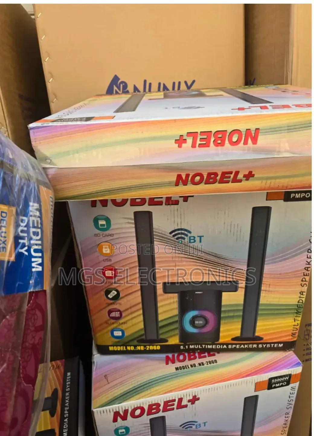 Nobel Nb-2060 5.1ch High Tech Multimedia Sound System Bt/Fm/Usb/Aux.