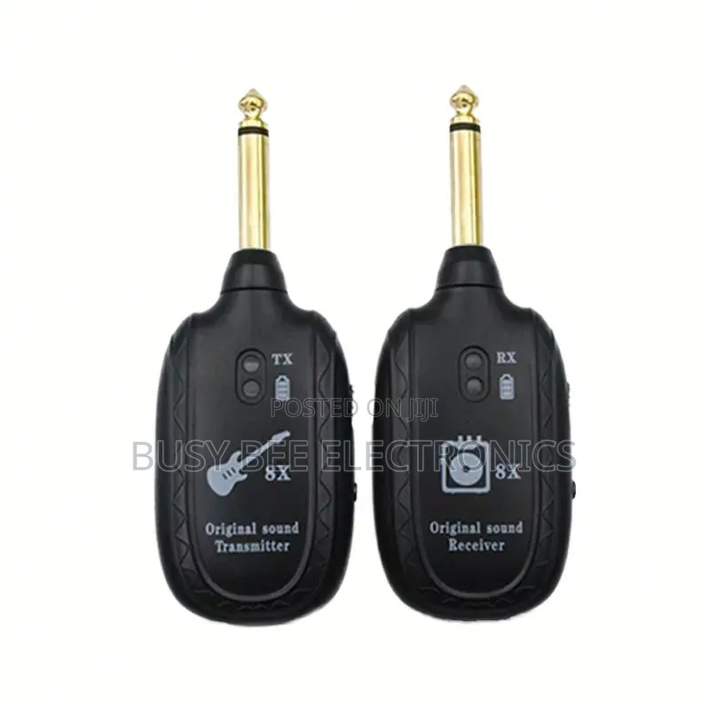 2-in-1 Stereo Audio Guitar System 2 Pickup Receiver And Transmitter