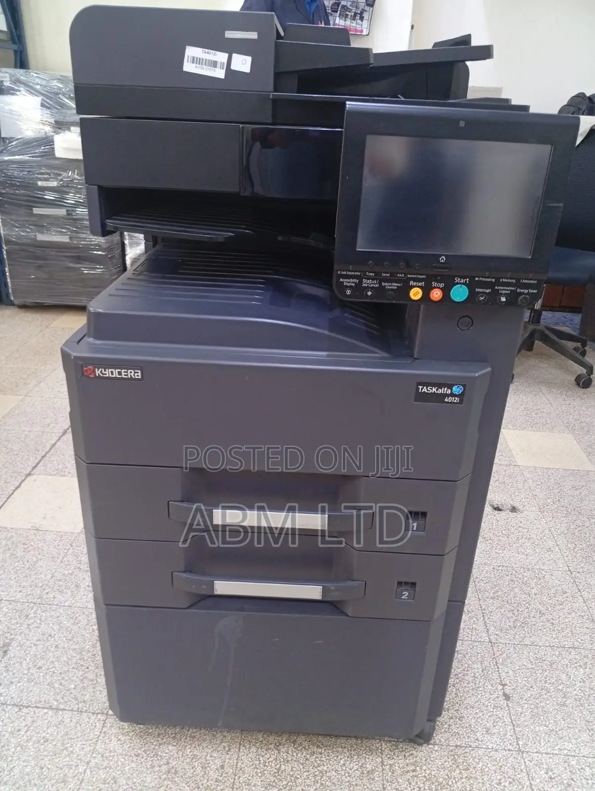 Kyocera Taskalfa 4012i -Large, Intuitive 9-Inch Color Touch LCD Panel