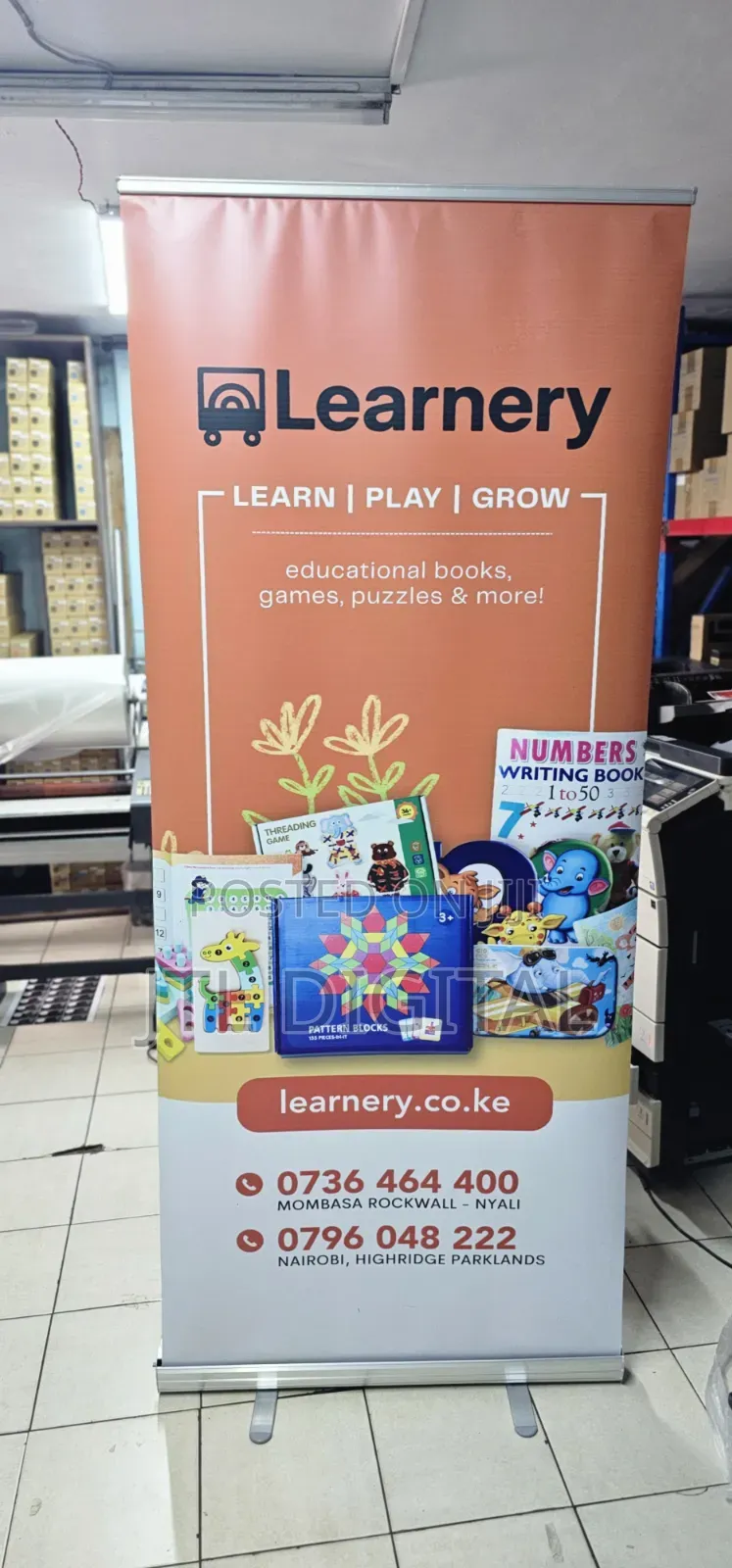 Indoor Advertising Roll-Up Banners