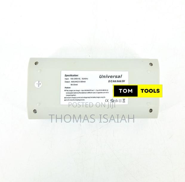 Universal Simultaneous Charger For Rechargeable Aa, Aaa, C, D, 9v - thumbnail 5